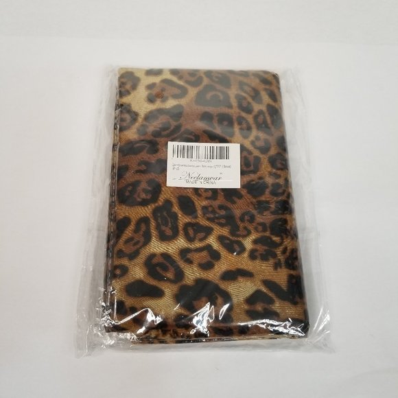 NEELAMVAR BRAND SCARF WOMEN'S SHAWLS LEOPARD - Picture 7 of 8